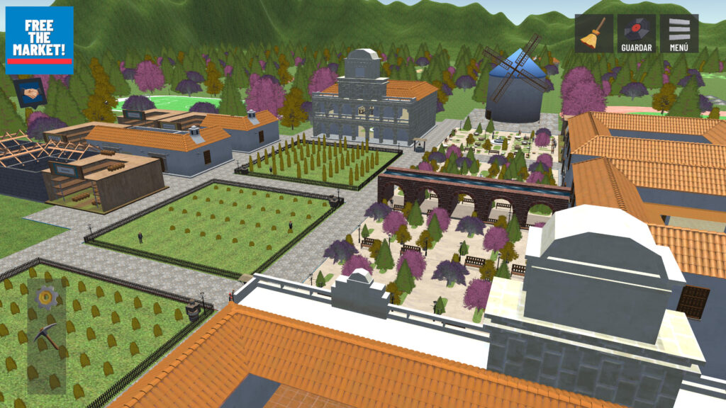 "UFM Free The Market!", an ADI1 Game and City Simulator for Universidad Francisco Marroquín (UFM)