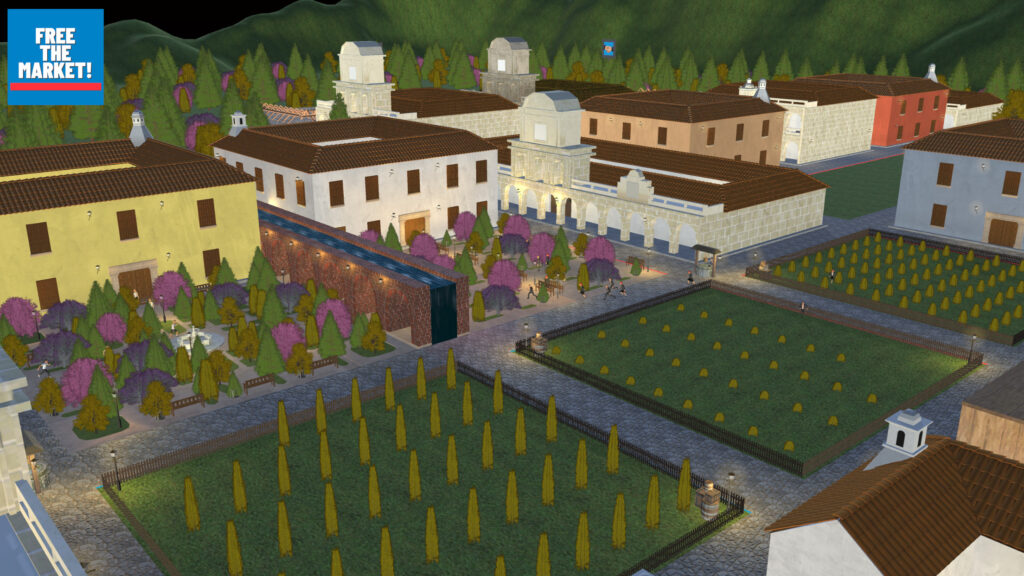 "UFM Free The Market!", an ADI1 Game and City Simulator for Universidad Francisco Marroquín (UFM)